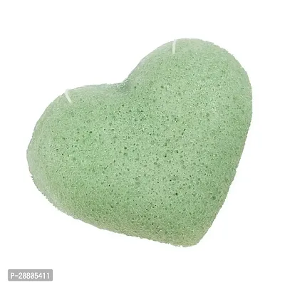 BAH Konjac Cleaning Sponge Puff Exfoliating Facial Sponge for Deep Clean Green-thumb2