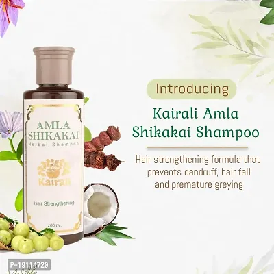 Kairali Amla Shikakai Shampoo - 200 ml-thumb3