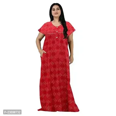 Stylish Fancy Cotton Printed Nighty For Women Pack Of 1