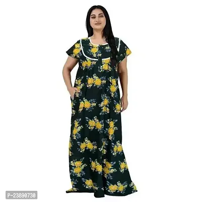 Stylish Fancy Cotton Printed Nighty For Women Pack Of 1