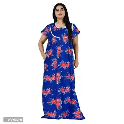 Stylish Fancy Cotton Printed Nighty For Women Pack Of 1