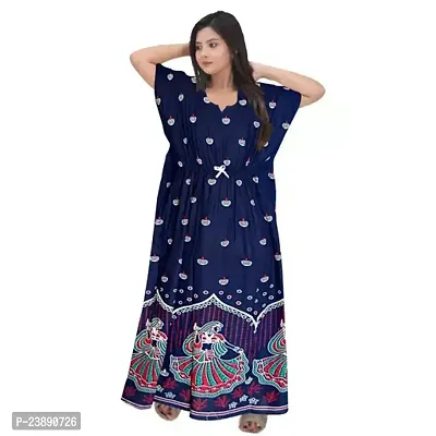 Stylish Fancy Cotton Printed Nighty For Women Pack Of 1-thumb0