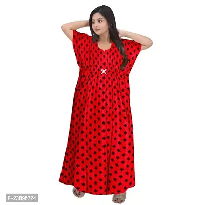 Stylish Fancy Cotton Printed Nighty For Women Pack Of 1-thumb0