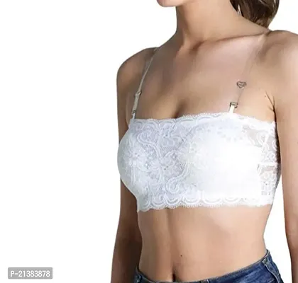 Stylish Net Solid Bras For Women-thumb0