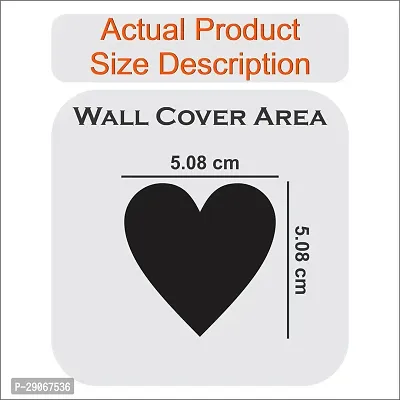 Classic 20 Heart Silver-Cp779 Acrylic Mirror Wall Sticker|Mirror For Wall|Mirror Stickers For Wall|Wall Mirror|Flexible Mirror|3D Mirror Wall Stickers|Wall Sticker Cp-1305-thumb3