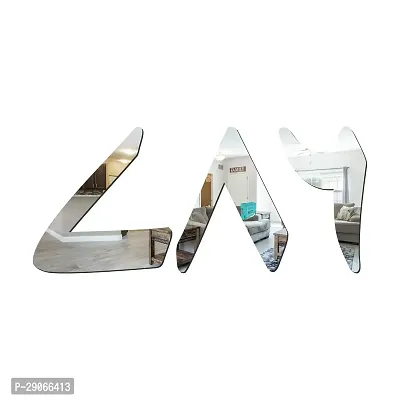 Classic 786 Silver Acrylic Mirror Wall Sticker|Mirror For Wall|Mirror Stickers For Wall|Wall Mirror|Flexible Mirror|3D Mirror Wall Stickers|Wall Sticker Cp-403-thumb2