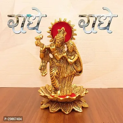 Classic Radhe Radhe Silver-Cp731 Acrylic Mirror Wall Sticker|Mirror For Wall|Mirror Stickers For Wall|Wall Mirror|Flexible Mirror|3D Mirror Wall Stickers|Wall Sticker Cp-1257-thumb0