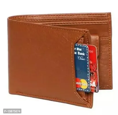 Comfortable Long Length Self Design Three Fold Wallet For Men-thumb0