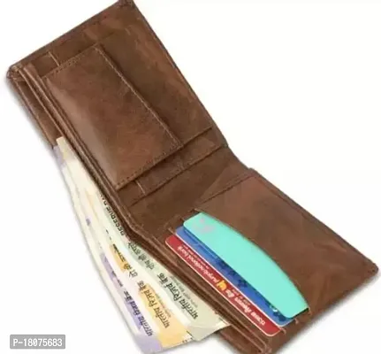 Comfortable Long Length Self Design Three Fold Wallet For Men-thumb0