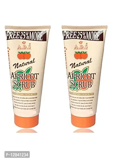 ADS Natural Apricot Scrub-2 Pcs Combo Pack (50 gm Each)