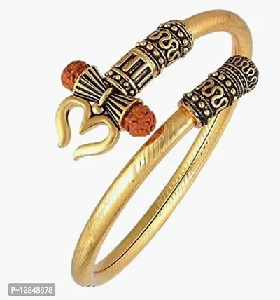 Bahubali Damru Trishul Gold Kada pc 01-thumb0