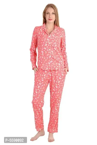 Adnat Rayon Nightsuits For Women-thumb0