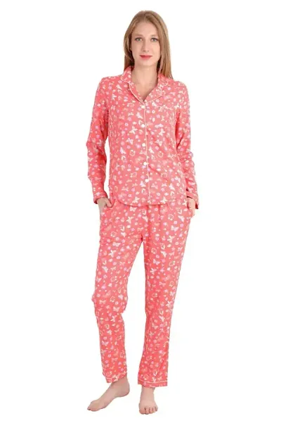 Adnat Rayon Nightsuits For Women