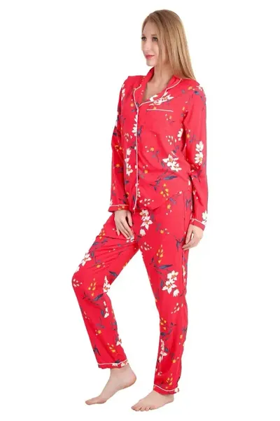 Adnat Rayon Nightsuits For Women