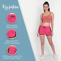 STYLEAONE Self Design Women's Night Shorts, Gym Shorts, Cycling Shorts, Running Shorts, Sports Shorts, Yoga Shorts-thumb2