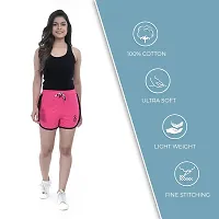 STYLEAONE Self Design Women's Night Shorts, Gym Shorts, Cycling Shorts, Running Shorts, Sports Shorts, Yoga Shorts-thumb3