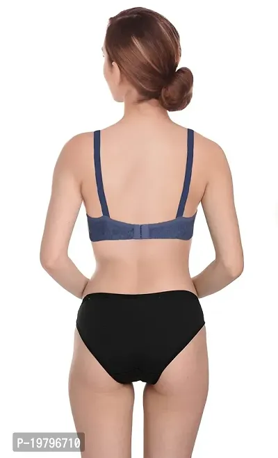 Buy SHEWEARS She Wears Full Coverage Melange Daily Use Bra Panty Set for  Women/Girls Online In India At Discounted Prices