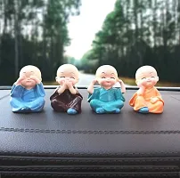 GRACIE COLLECTION IMPORTED ORIGINAL LITTLE BABY MONK- SET OF 4 MONK SET WITH BOX PACKING.-thumb2