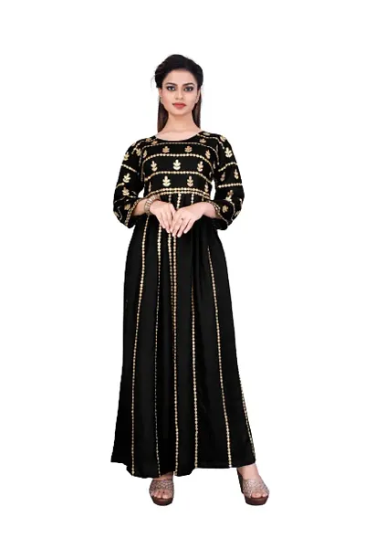 Premium Elegant Gown (Black)