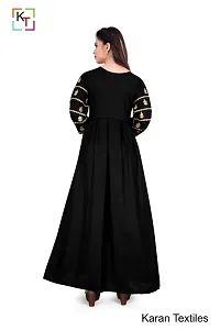 Premium Elegant Gown (Black)-thumb3