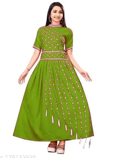 Latkan Gown (Mehendi)