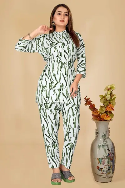 Rayon Printed Co-Ord Sets for Women