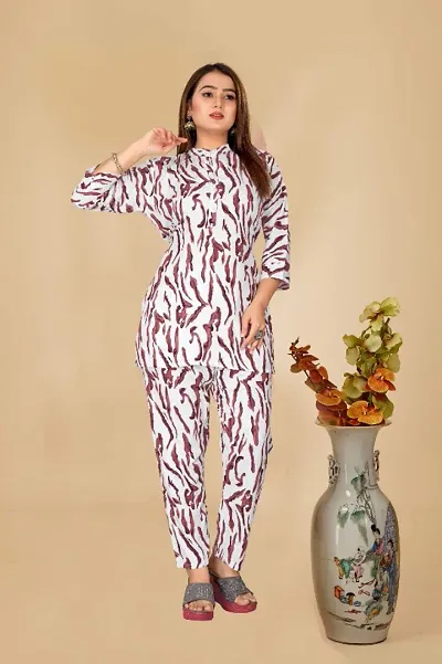 Rayon Printed Co-Ord Sets for Women