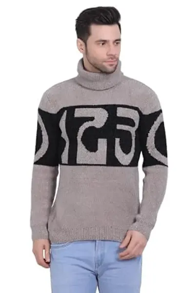 Elegant Woolen Long Sleeves Sweaters For Men