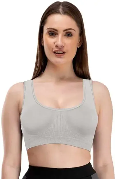 Snallparts Women's Full-Coverage Non-Padded Soft Cup Bra Pack of 1 Size-34 (Cream)