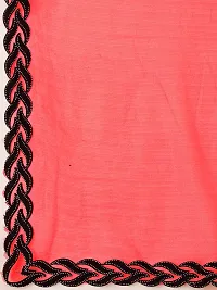 Beautiful Pink Net Embellished Saree With Blouse Piece For Women-thumb2