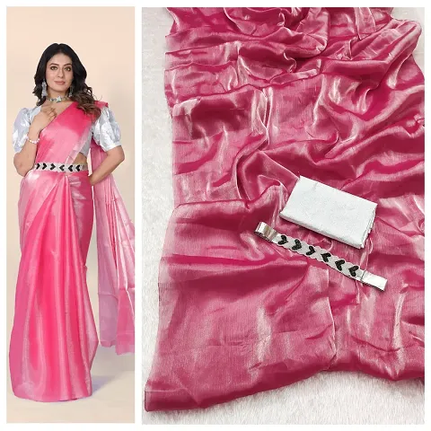 Must Have Silk Blend Saree with Blouse piece 