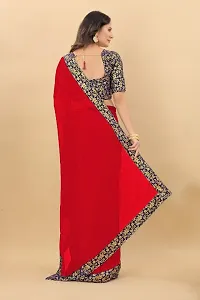 Art Silk Superline Saree With Blouse Piece-thumb2