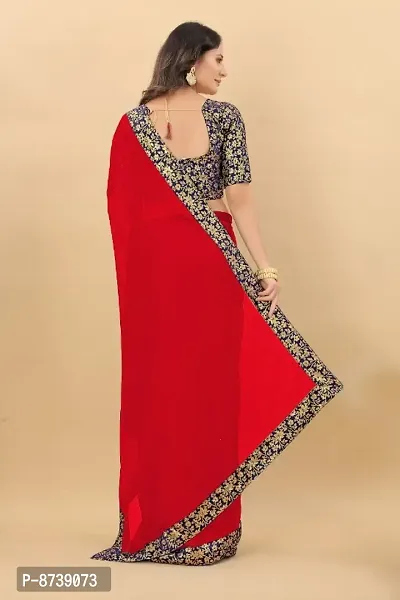 Art Silk Superline Saree With Blouse Piece-thumb3