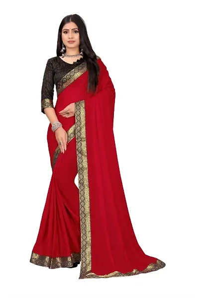 Trendy Solid Art Silk Sarees With Blouse Piece