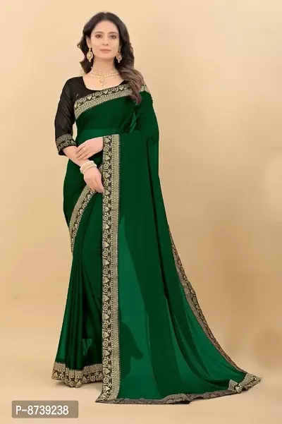 Attractive Art Silk Saree With Blouse Piece For Women