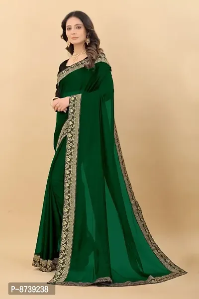 Attractive Art Silk Saree With Blouse Piece For Women-thumb3