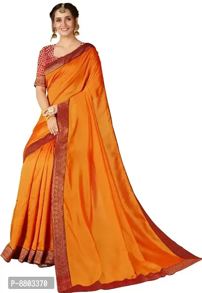 Classic Art Silk Lace Work Saree with Blouse piece