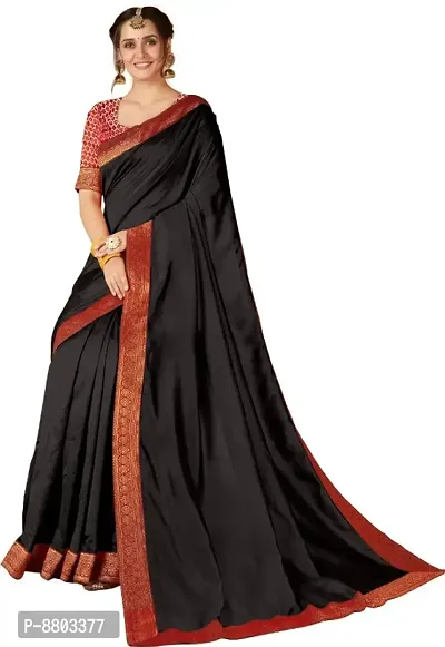 Classic Art Silk Lace Work Saree with Blouse piece