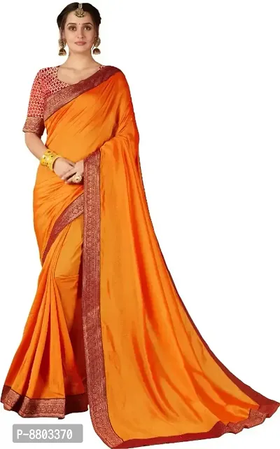 Classic Art Silk Lace Work Saree with Blouse piece-thumb2