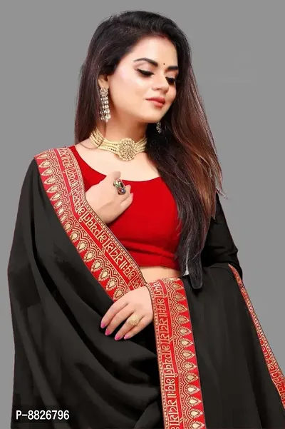 Trendy Art Silk Saree with Blouse Piece for Women