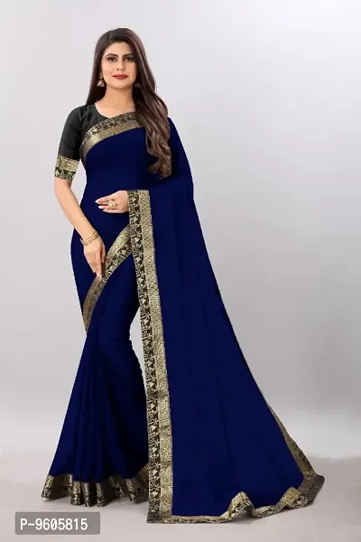 Classic Art Silk Lace Work Saree with Blouse piece