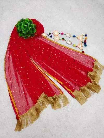 Classic Chiffon Embellished Dupattas for Women