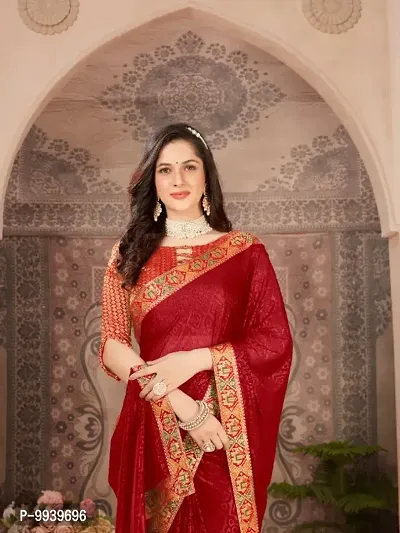 Soft Silk Saree With Blouse Piece-thumb3