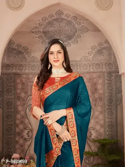 Soft Silk Saree With Blouse Piece-thumb2