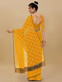 Classic Chiffon Printed Saree with Blouse piece-thumb1