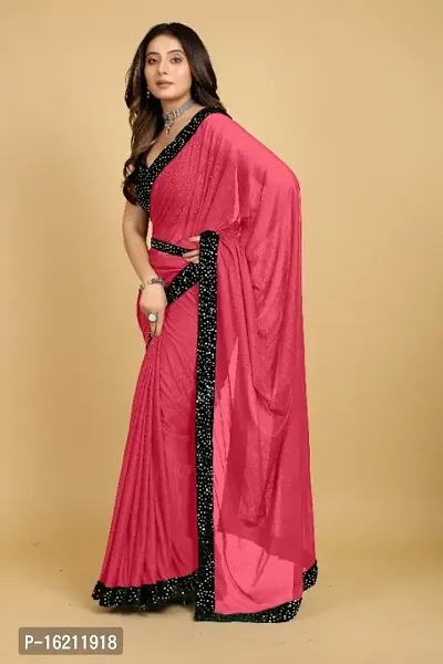 Sequence Embellished Belt Saree With Velvet Blouse Piece-thumb0
