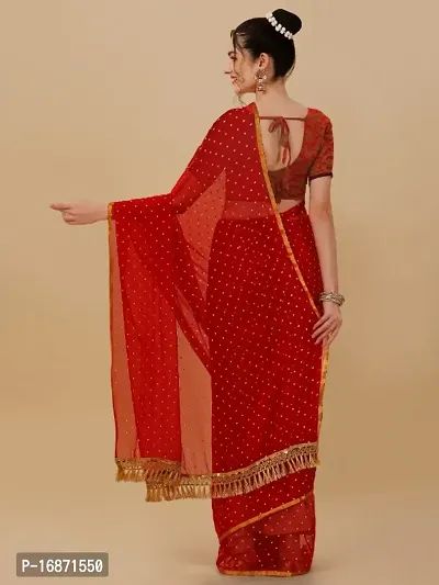 Embellished Sequence Jhalar Saree With Blouse Piece-thumb3