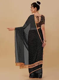 Embellished Sequence Jhalar Saree With Blouse Piece-thumb2