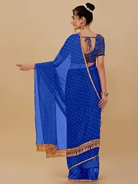 Embellished Sequence Jhalar Saree With Blouse Piece-thumb2
