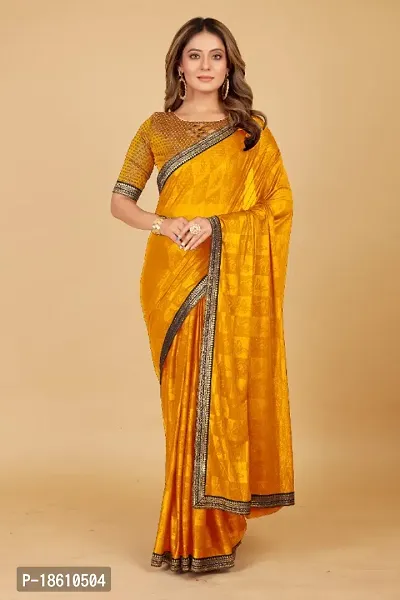 Butterfly Emboss Saree With Blouse Piece